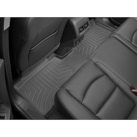 WeatherTech Custom Fit FloorLiners for Mazda CX-9-3rd Row (449725), Black